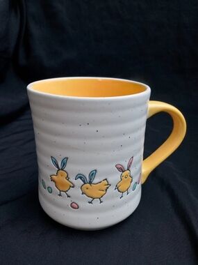 Carrot Patch Cottage Easter Chick Stoneware Mug
